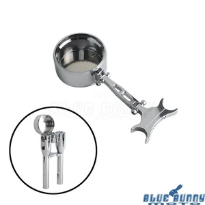 Universal T-Bar Digital Gauge Mount Housing Bracket For Softail FXLRS FXFB FXFBS - Picture 1 of 8