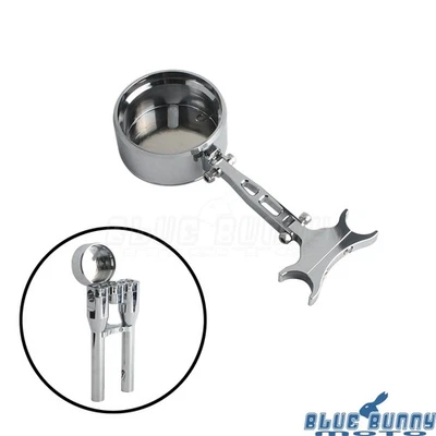 Universal T-Bar Digital Gauge Mount Housing Bracket For Softail FXLRS FXFB FXFBS - Image 1 of 4