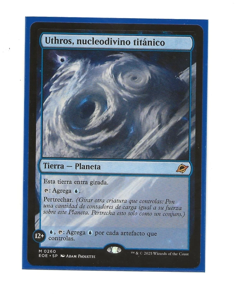 UTHROS, TITANIC GODCORE  EoE Magic Spanish Nucleodivino Titanico NM MTG - Imagen 1 de 1