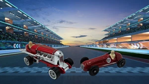 Hot Wheels Torpedo Jones First Edition & Vintage Red Lesney 52 Maserati Race Car - Picture 1 of 11