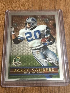 Barry Sanders 1996 Topps Chrome #16 Detroit Lions - Picture 1 of 3