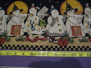 Daisy Kingdom Ghouls Night Out border fabric - Picture 1 of 2