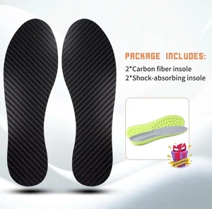 Starre Kohlefaser Einlegesohle Fußplatte Hallux Rigidus Limitus Turf Toe UK 6,5/7 - Bild 1 von 24