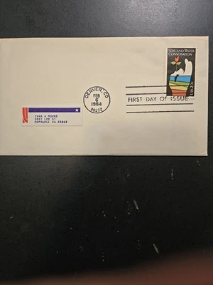 Soil and Water Conservation FDC, Scott # 2074, FEB 6, 1984 - Image 1 of 2