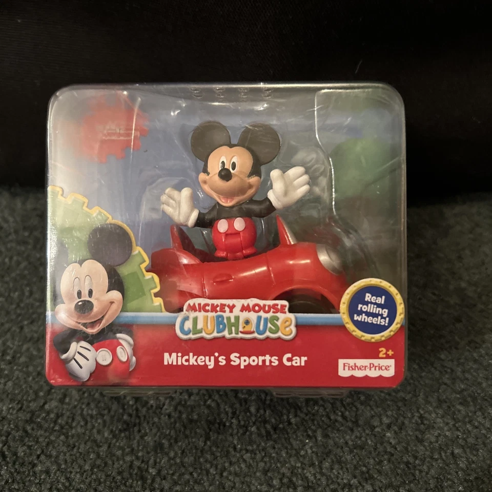 Disney Mickey Mouse Clubhouse Mickey Figura y Coche Paquete NUEVO  Foto 1 de 1