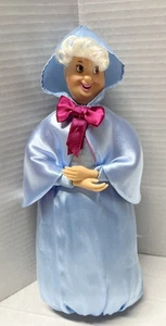 Disney Store Hada Madrina Vinilo Cara/Manos 10.5” Muñeca Suave Clásica Cenicienta - Imagen 1 de 9