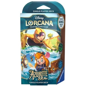 Disney Lorcana: Azurite Sea Starter Deck (Emerald & Sapphire) - SEALED - Picture 1 of 1