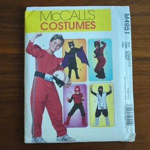 NEW McCalls M4951 Childrens Costume Sewing Pattern Size 3-6 UNCUT - Picture 1 of 2