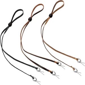 3 Pieces Leather Hat Chin Strap Stampede Strings for Cowboy Hats Removable... - Bild 1 von 6