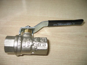 Válvula de bola de palanca de metal hilo hembra de 1/2 - Imagen 1 de 3