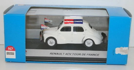 PROVENCE MOULAGE 1/43 SCALE RESIN MODEL - N001 - RENAULT 4CV TOUR DE FRANCE - Image 1 of 1