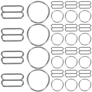  20 Pairs Bra Adjuster Women's Plastic Buckle Clips Bathing Suit Strap Clasp - Bild 1 von 12