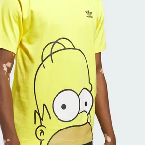 NEW MENS ADIDAS ORIGINALS SIMPSON'S HOMER TREFOIL TEE SHIRT ~SIZE LARGE #IM8029 - Picture 1 of 4