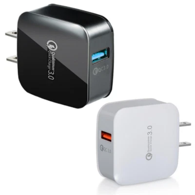 2-PACK 18W Fast Quick Charge QC 3.0 USB Charger Adapter For iPhone/Samsung/LG - Image 1 of 4