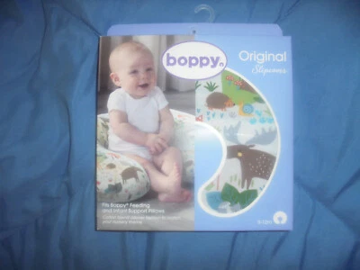 Boppy Cover NEW Multi Color Earth Tone Woodland U-Shape No Pillow - Image 1 of 4