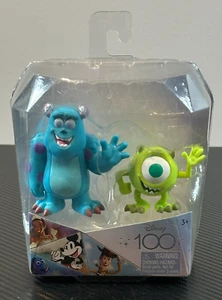 Disney 100 Pixar Monsters Sully & Mike Wazowski Confezione da 2 Figure Set - Foto 1 di 7