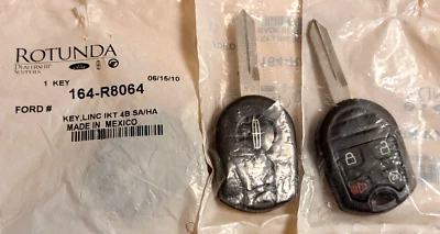 NEW SEALED OEM Lincoln Logo Remote Head Key with Remote Start 164-R8064 5915218 - Image 1 of 4