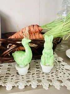 Easter Bunny And Duck Spring Easter Decor  - Picture 1 of 9