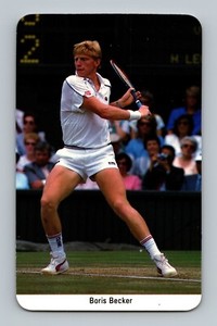 1987 Fax Pax BORRIS BECKER Tennis Card