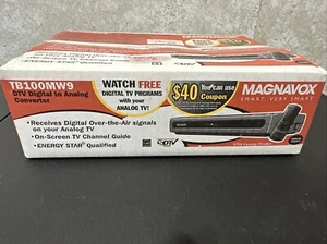 Magnavox DTV Digital To Analog TV Converter TB100MW9 New In Box with Remote NIB - Picture 1 of 6