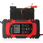 12V 8A LCD Auto Fast Lead-Acid Battery Charger Maintainer 24V 4A Car Motorcycle