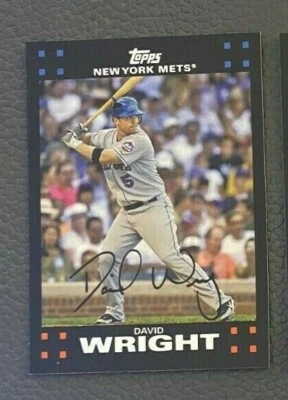 2007 Topps #260 David Wright New York Mets - Image 1 of 2