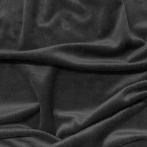 Tela de lana de velboa de felpa suave Cuddlesoft grafito - Imagen 1 de 2