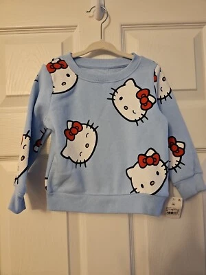 Hello Kitty & Friends Blue Girls Sweatshirt- 18 Months New With Tags  - Image 1 of 4