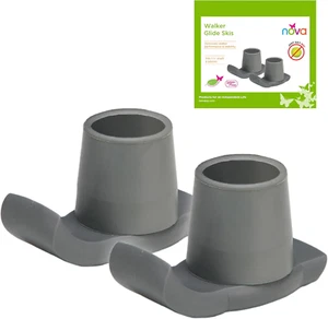 Medical Products Walker Glide Skis, Universal Fit, One Pair, Gray, 2 Count (Pack - Picture 1 of 12
