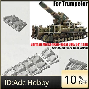 1/35 German Morser Karl Tank Lead-tin Alloy Track Links+Pins for Trumpeter 00208 - Picture 1 of 13