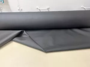 LEATHERETTE LOOK FABRIC 140CM WIDE UPHOLSTERY material by Romo fabric GREY - Picture 1 of 5