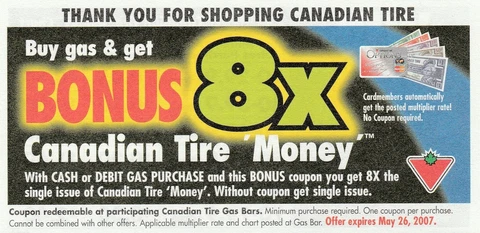 Canadian Tire Multiplier Note 8x (Black) Cover