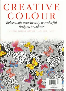CREATIVE COLOUR MAGAZINE  ISSUE, 5 (RELAX WITH OVER TWENTY WONDERFUL DESIGN  - Picture 1 of 1