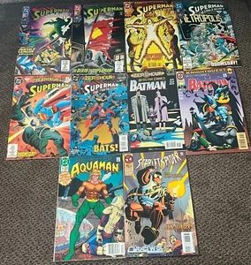 Comic Lot (10) – Superman Doomsday, Batman Zero Hour, Scarlet Spider, Aquaman - Picture 1 of 24