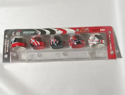 ROUSH FENWAY NASCAR RACING DISH NETWORK SIGNATURE SERIES MINI HELMETS Cover