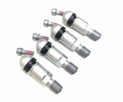 4x Audi A1 A3 A4 A5 A6 Q2 Q3 Q5 TT Sensor de presión de neumáticos TPMS Válvula de sensor plateada Foto 1 de 4