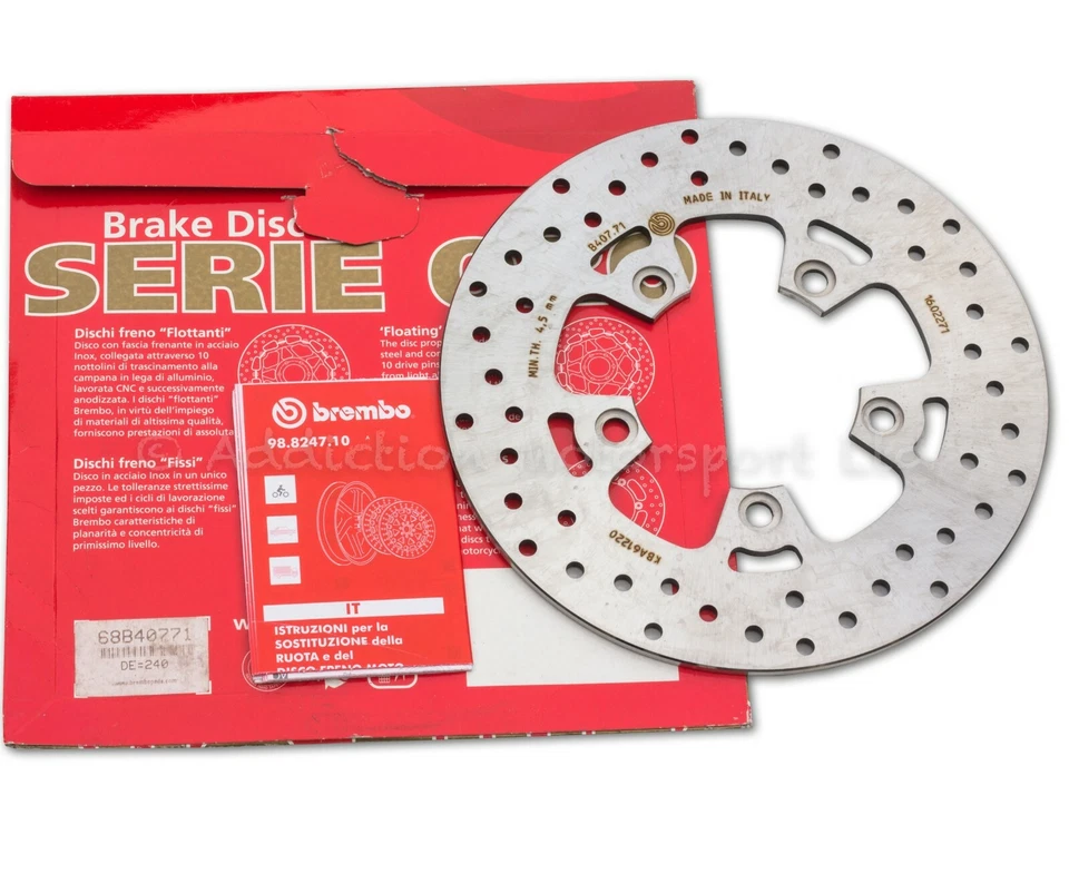 Brembo SERIE ORO 240mm Rear Brake Disc for Suzuki GSF GSX, SV, RF, GSXR 68B40771 - Image 1 of 1