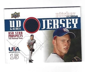 Kyle Ryan 2009 Upper Deck Star Prospects USA Jersey Card # GJU-16 - Picture 1 of 2