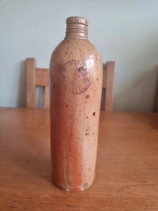 Antica bottiglia tedesca in gres Ober Selters Nassau 0,5 l - Foto 1 di 8