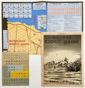 1985 TSR, Ruweisat Ridge Game: The First Battle of El Alamein, unpunched w/Map - Bild 1 von 9