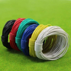 6 ROLLS 1.0 AMP STRANDED EQUIPMENT WIRE 60 Meters DX126 - Picture 1 of 6