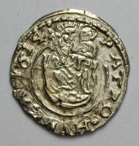 Hungary Empire Matthias II of Habsburg Denar 1614 KB Kremnitz Billon UNC - Picture 1 of 2