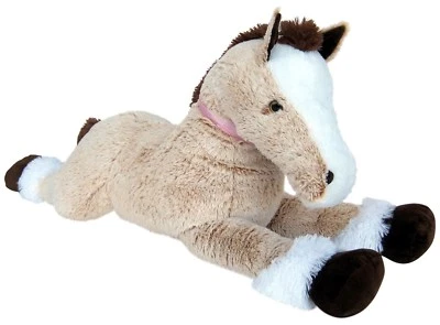 PLÜSCHTIER PLÜSCH RIESEN XXL PFERD 120cm NEU hell-braun Plüschpferd Kuschelpferd - Bild 1 von 4