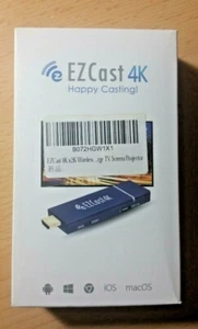 EZCast 4K HDMI Display Wireless Dongle 2.4GHz,5GHz,Wifi 5,MiraCast,AirPlay,DLNA - Foto 1 di 3