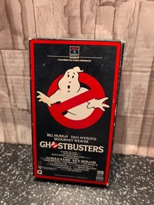 Ghostbusters VHS 1985 Supernatural Comedy Bill Murray Red Border Full Box - Picture 1 of 10