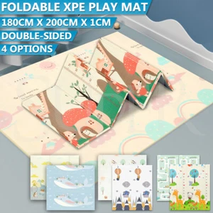 XPE Foam Baby Play Mat Crawling Foldable Kids Pad Waterproof Non-Slip Carpet Rug - Picture 1 of 15