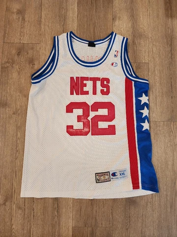Dr. J Julius Erving New York Nets ABA Champion European Cut Jersey Mens 2XL Cover