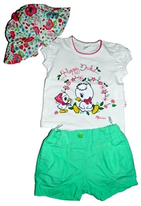 SUPER Mädchen-T-Shirt NEU,Shorts C&A,Mütze Gr.74 - Bild 1 von 6