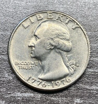 Wild! Die Clash 1976 D Bicentennial Quarter Mint Error Very Rare, Scarce! - Image 1 of 4