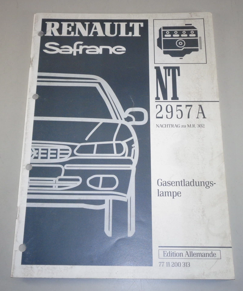 Manual De Taller Renault Safrane Xenon, Año 1997 - Imagen 1 de 1